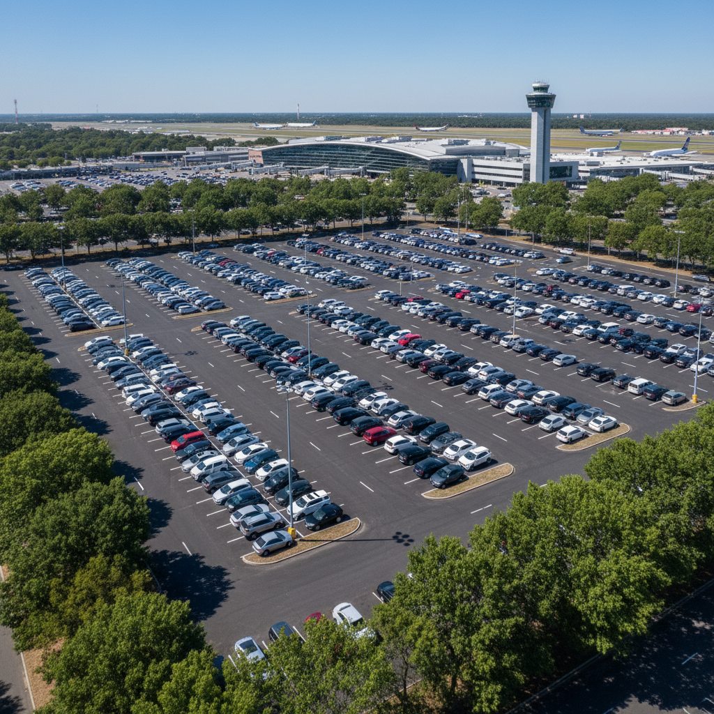 Plazas de parking al aire libre