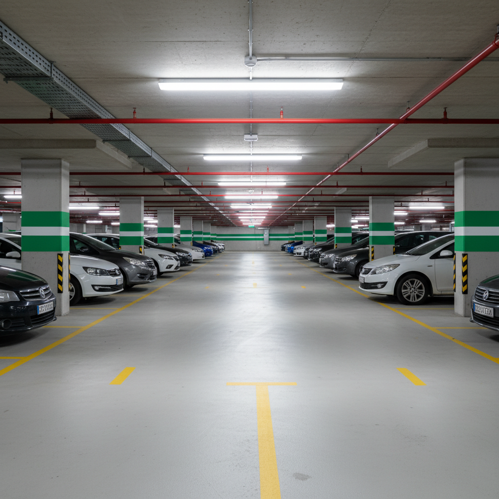 Parking subterráneo vigilado